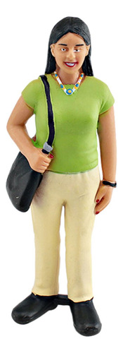 Figura Em Miniatura Pequena Pessoa Cena Arquitetura Mãe