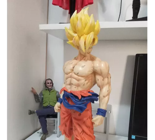 Dragon Ball Goku Super Sayajin 1/4 45cm Estatueta Grande