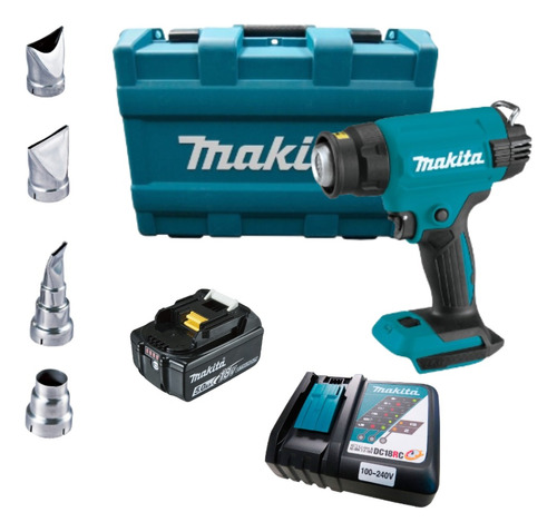 Soprador Termico A Bateria Dhg181rt 18 Volts Bivolt Makita