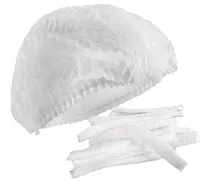 Comprar Cofia Gusano Gorro Plisado Desechable Paquete Con 100 Piezas