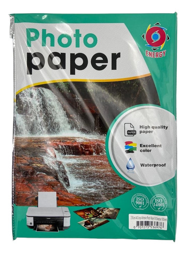 Papel Adhesivo Glossy 135 Grs A4 50 Hojas