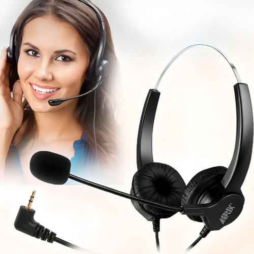 Auriculares Agptek, Concetor De 2,5 Mm/6 Pies/microfono