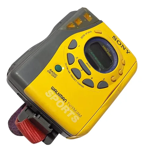 Antigo Walkman Sony Sports Am Fm Toca Fitas * Nao Funciona