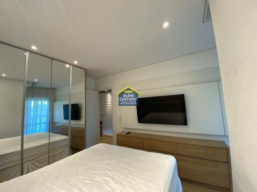 Imagem 5 de 30 de Alto Padrão ,canto Do Forte, Mobilia Sofisticada, Vista Mar... - Vant6006