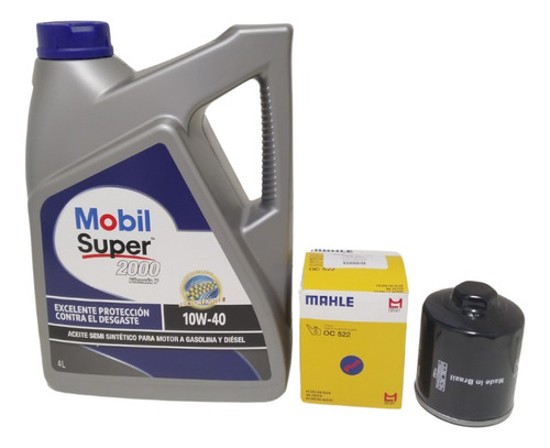 Kit Cambio Aceite 10w40 Mobil Volkswagen Gol Saveiro Voyage