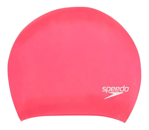 Gorra Speedo® Long Hair Cap Cabello Largo Natación Silicona Color Rosa