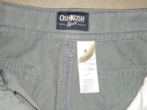 Bermuda Nene Importada Talle 6 Años Osh Kosh