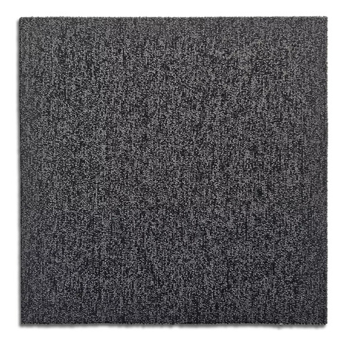 Alfombra Modular Alto Transito Oficina Boucle De Nylon Gris Oscuro