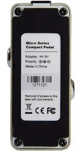 Imagem 2 de 5 de Pedal Reverb Guitarra Digital Mooer Shimverb True Bypass