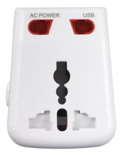 Adaptador De Corriente Universal + 1 Puerto Usb