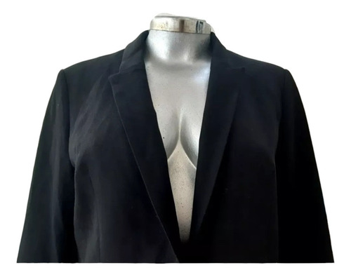 Blazer Saco Puño Abierto Corte Regular Mujer Talla 18 / Xxl