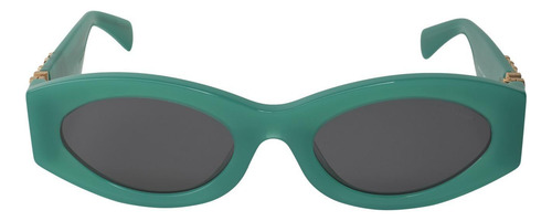 Miu Miu Mu 11ws 15h-5s0 Oval Shape Green Dark (Usado)