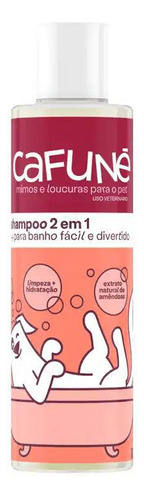 Shampoo Para Cães E Gatos 2 Em 1 Amêndoas Cafuné 300ml