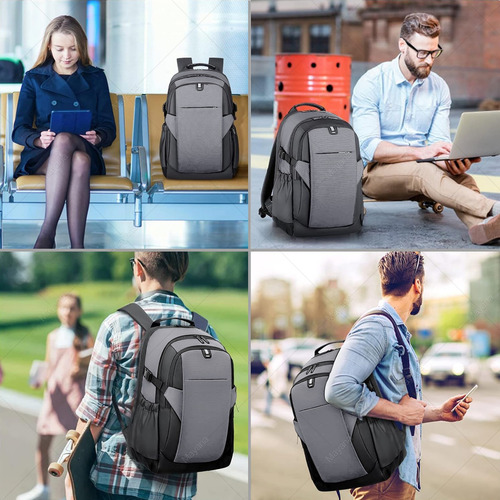 Mochila Para Laptop De 17 Pulgadas , Mochila De Viaje Para Laptop, Portátil Mochila Escolares Aire Libre , Multicapa Impermeable