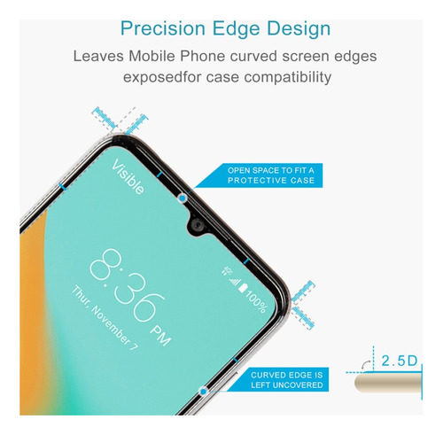 Sjp Compatible Película De Vidrio Para Zte Blade A7 Prime