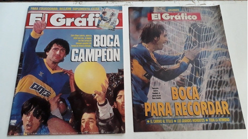 El Gráfico. Boca Campeon 1991 Con Suplemento. Muy Buen Estad
