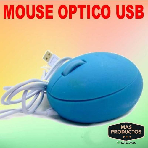 Mouse Usb Optico (forma Huevito)