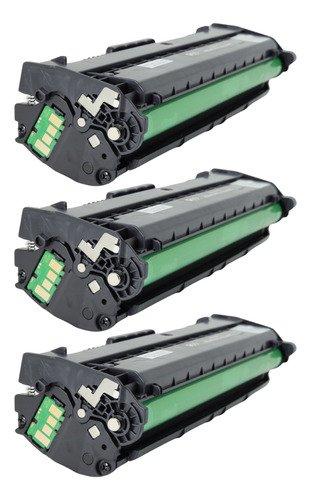 3x Toner Compatível Hp 105a W1105a Com Chip 107a 107w 135a Supli