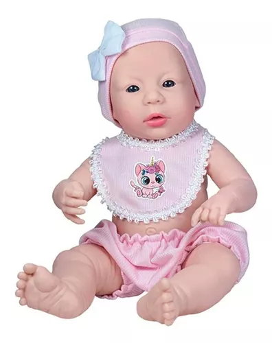 Boneca Bebê Reborn Realista Babador Certidão Nascimento