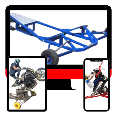 Projeto Aparelho Aprenda Grau De Moto Empinar Dar Grau Fácil