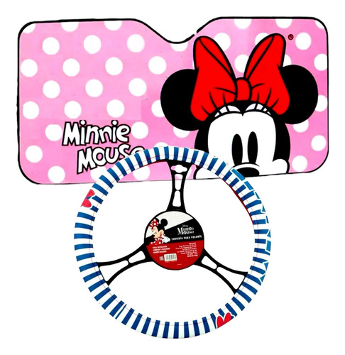 Cubre Volante Y Parasol Minnie Mouse Disney Original