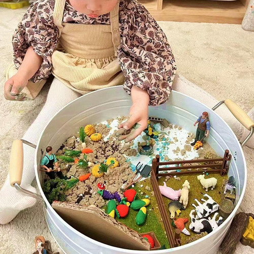 Cubo Sensorial Portátil Para Niños, Juguete Sensorial Para