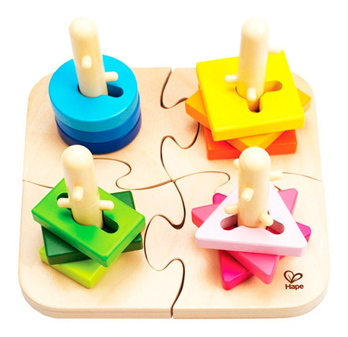 Hape Puzzle Creativo Con Clavijas Pr