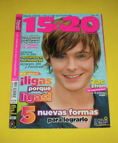 Zac Efron Revista 15 A 20 Chace Crawford Coldplay Duffy