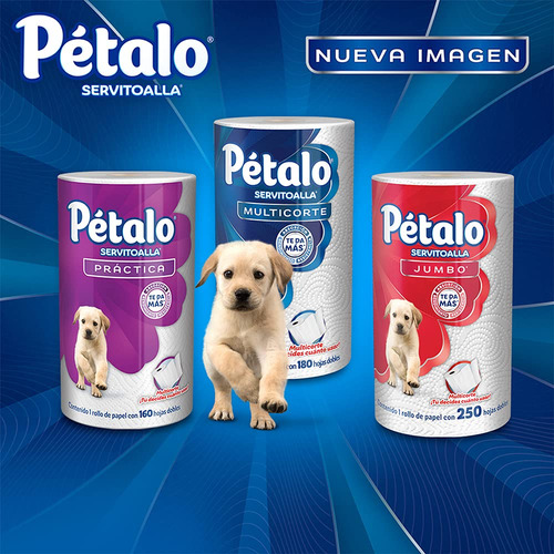 Servitoalla Multicortes Pétalo Rápida Absorción 180 Hojas