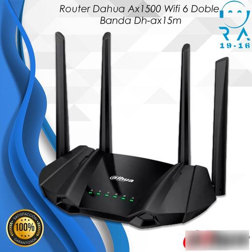 Router Dahua Ax1500 Wifi 6 Doble Banda Dh-ax15m