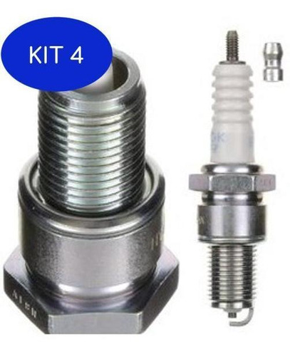 Kit 4 Vela De Ignição Ngk Suzuzi Gerador Sv 2500 L P