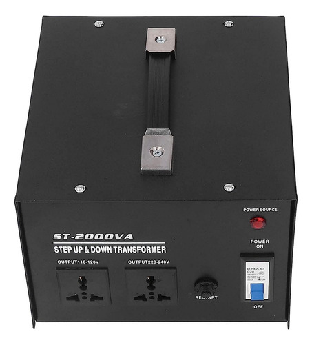 Transformador Voltaje 110v - 220v De 2000 Watts
