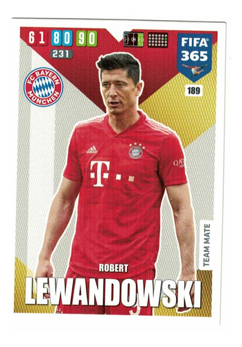 Carta Robert Lewandowski - Fifa 365 2020  Panini