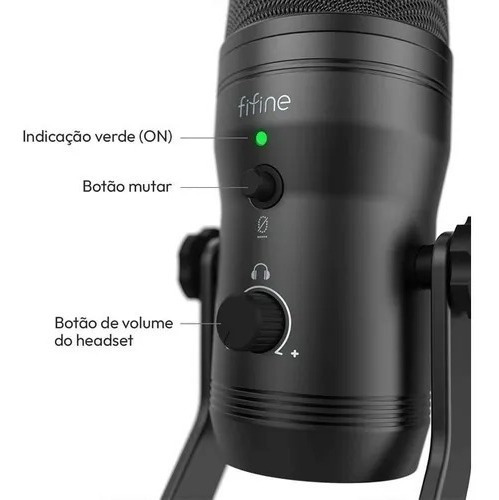 Microfone para Podcast Fifine K690
