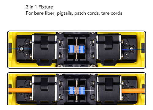 Fixação Fiber Fusion Splicer 3 Em 1, Automática Para Economi