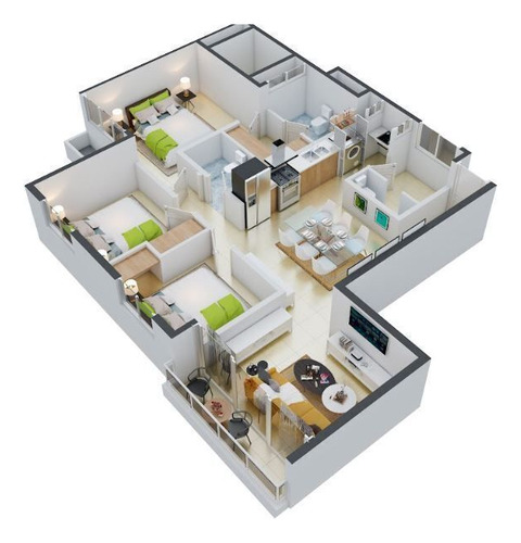 Apartamento En Torre Moderna, Por La Avenida Jacobo Majluta
