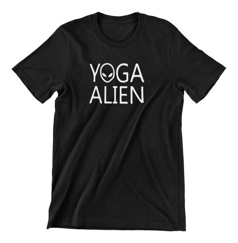Polera - Alíen -yoga Alien - Juvenil 100% Algodón