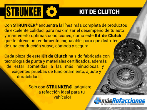 Clutch Completo Chevrolet Spark, Beat, Matiz De 2003 A 2019