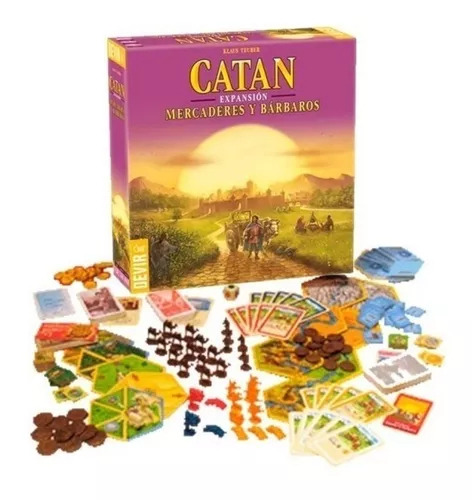 Catan: Mercaderes Y Bárbaros Expansión En Español Devir