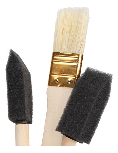 Juego De 25 Brochas Para Dibujar Con Mango De Madera, Acuare