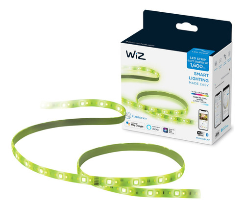 Tira LED WiZ Full Color 1 blanca cálida, blanca fría y multicolor 2m 12V IP20