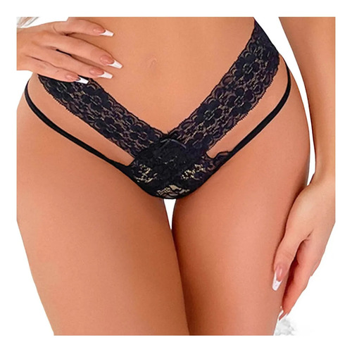 Calzoncillos Huecos De Cintura Baja Para Mujer W Transparent