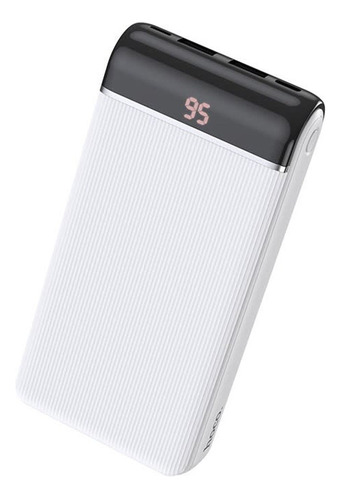 Power Bank 20000mah Hoco J59a Pantalla Digital Led Blanco