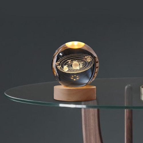 Sistema De Luces Nocturnas Con Bola De Cristal Planetaria