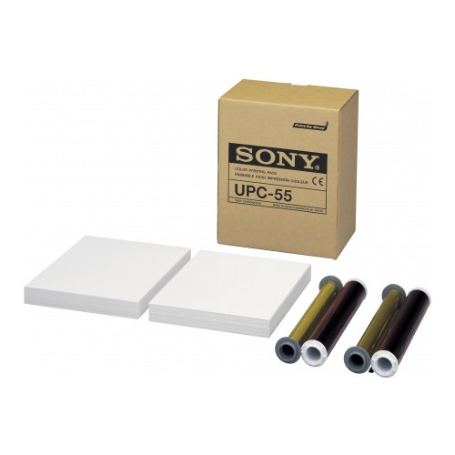 Papel Y Ribbon Para Impresora Sony Upc-55 178 Mm X 152 Mm