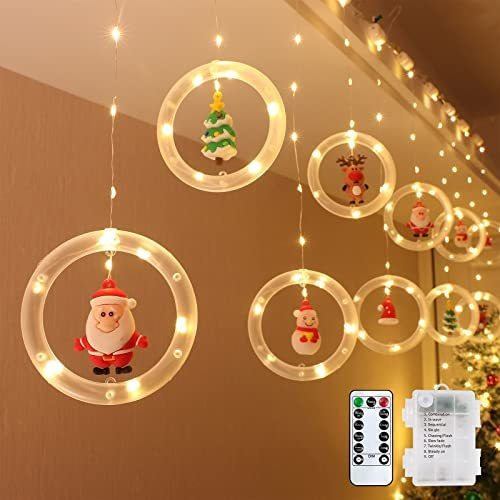 Luces De Navidad, 120led 9.8ft Xmas Decoraciones 1nxk Q