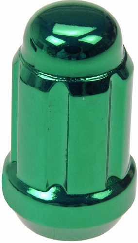  F Pack Of  Green Lock Nuts With Key