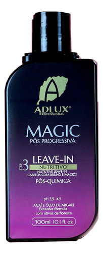 Hidratação Pos Escova Progressiva Adlux Leave In Magic Sos