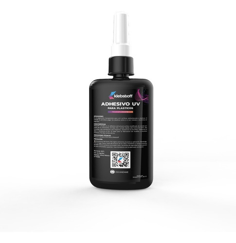 Imagen 2 de 3 de Adhesivo Uv Para Pegar Acrílico 250 Ml ( 2 Pzas)