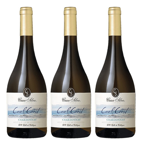 3 Vinos Casa Silva Cool Coast, Chardonnay